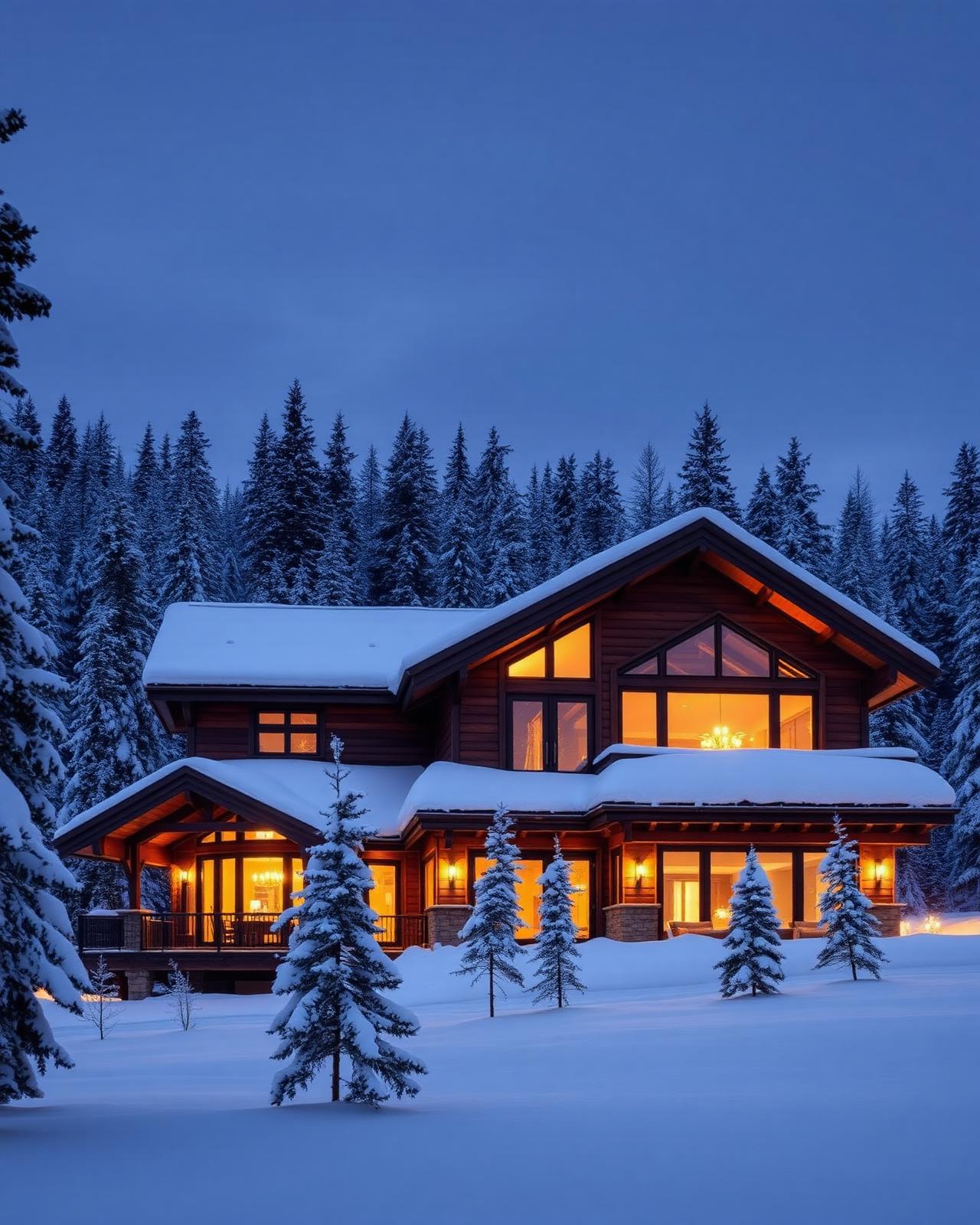 Chalet en forêt